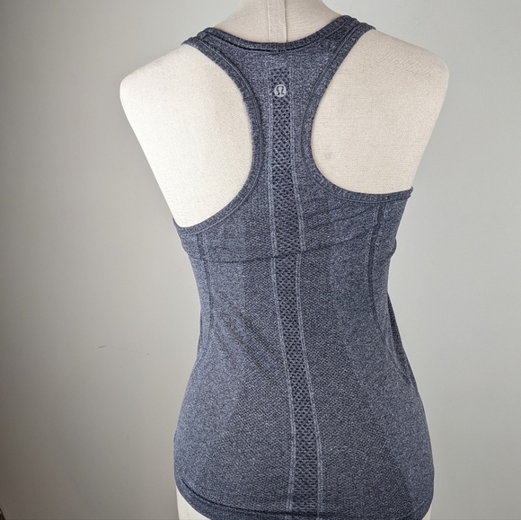 Lululemon run  swiftly Tech tank top running workout top  size 4 grey - Picture 4 of 11